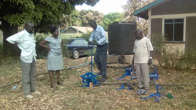 Treaddle pump South Sudan
