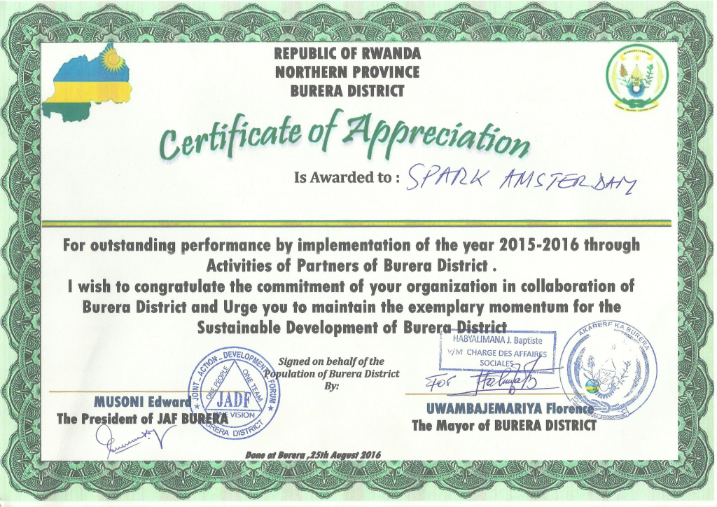 CertificateRwanda