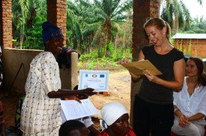 SPARK Country manager handing out Certificates